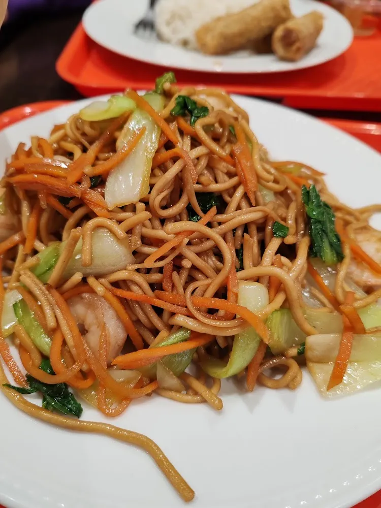 Nouilles Sautées Aux Crevettes